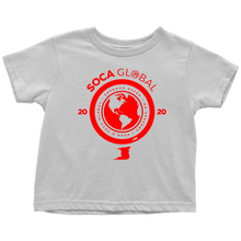 Load image into Gallery viewer, Soca Global Toddler T-Shirt RED print