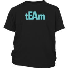Load image into Gallery viewer, tEAm Youth T-Shirt  BLACK Print