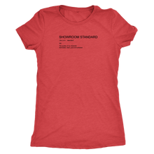 Load image into Gallery viewer, Showroom Standard DEF WOMENS BLK print