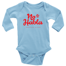 Load image into Gallery viewer, No Habla Baby Bodysuit RED print