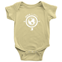 Load image into Gallery viewer, Soca Global Baby Bodysuit  WHITE  print
