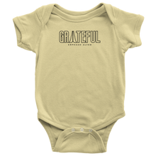 Load image into Gallery viewer, Grateful Baby Bodysuit BLACK Print
