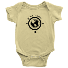 Load image into Gallery viewer, Soca  Global Baby Bodysuit BLACK print