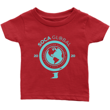 Load image into Gallery viewer, Soca Global Infant T-Shirt TURQ print