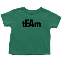 Load image into Gallery viewer, tEAm Toddler-Shirt  BLACK Print