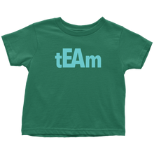Load image into Gallery viewer, tEAm Toddler T-Shirt  BLACK Print