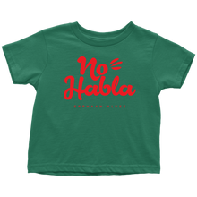Load image into Gallery viewer, No Habla Toddler T-Shirt Red print