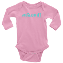 Load image into Gallery viewer, No Seasons Baby Bodysuit TURQ print