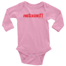 Load image into Gallery viewer, No Seasons Baby Bodysuit RED print