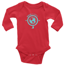 Load image into Gallery viewer, Soca Global Baby Bodysuit Long Sleeve TURQ print