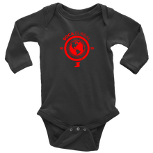 Load image into Gallery viewer, Soca Global Baby Bodysuit Long Sleeve RED print