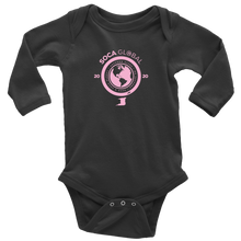 Load image into Gallery viewer, Soca Global Baby Bodysuit Long Sleeve PINK print