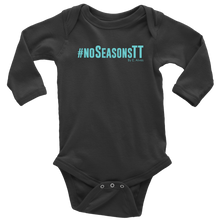 Load image into Gallery viewer, No Seasons Baby Bodysuit TURQ print