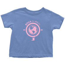 Load image into Gallery viewer, Soca Global Toddler T-Shirt PINK print