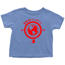 Load image into Gallery viewer, Soca Global Toddler T-Shirt RED print