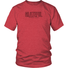 Load image into Gallery viewer, Grateful Unisex Shirt BLK Print