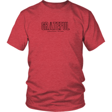 Load image into Gallery viewer, Grateful Unisex Shirt BLK Print