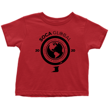 Load image into Gallery viewer, Soca Global Toddler T-Shirt BLACK print