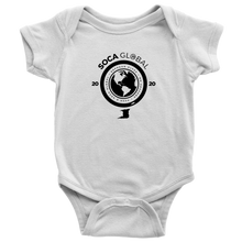 Load image into Gallery viewer, Soca  Global Baby Bodysuit BLACK print
