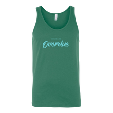 Load image into Gallery viewer, Overdue Unisex Tank TURQ print
