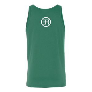 tEAm Unisex Tank WHITE print