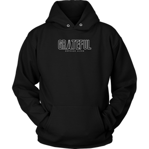 Grateful Unisex Hoodie WHITE Print