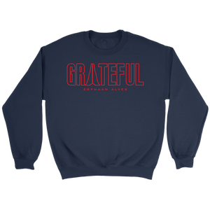 Grateful Crewneck Sweatshirt RED Print