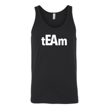 Load image into Gallery viewer, tEAm Unisex Tank WHITE print
