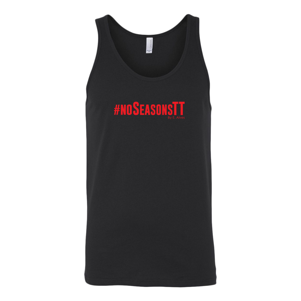 No Seasons  Unisex Tank RED print