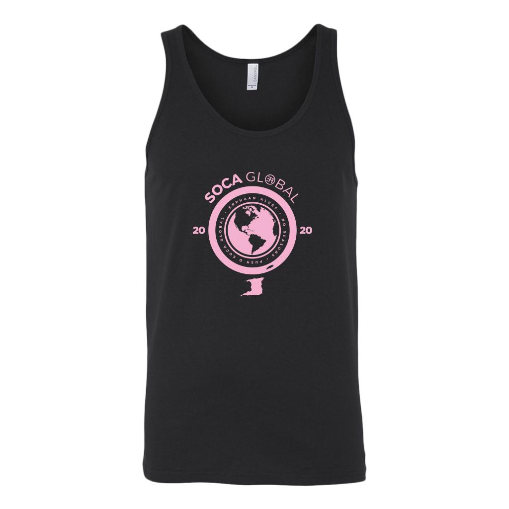 Soca Global  Unisex Tank PINK print