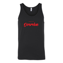 Load image into Gallery viewer, Overdue Unisex Tank RED print
