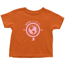 Load image into Gallery viewer, Soca Global Toddler T-Shirt PINK print
