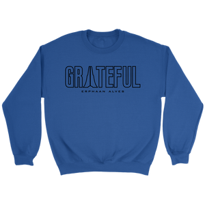 Grateful Crewneck Sweatshirt BLK Print