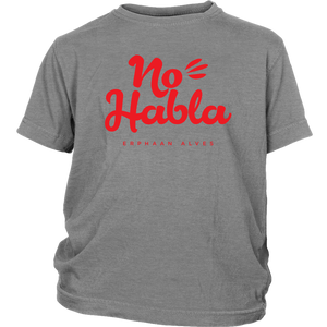 No Habla Youth Shirt Red print