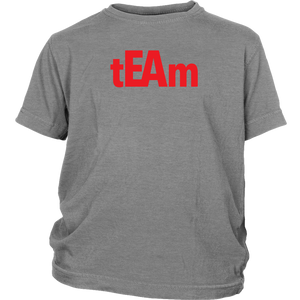 tEAm Youth T-Shirt  BLACK Print