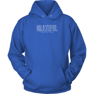 Grateful Unisex Hoodie WHITE Print