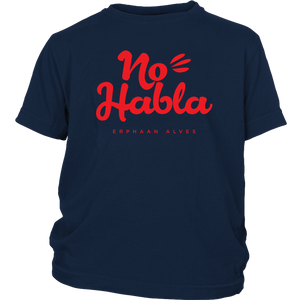 No Habla Youth Shirt Red print