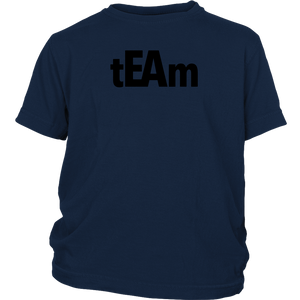 tEAm Youth T-Shirt  BLACK Print