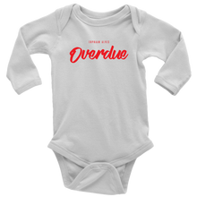 Load image into Gallery viewer, Overdue Baby Bodysuit RED print
