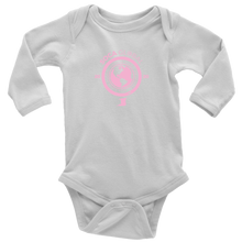 Load image into Gallery viewer, Soca Global Baby Bodysuit Long Sleeve PINK print
