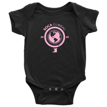 Load image into Gallery viewer, Soca Global Baby Bodysuit PINK print
