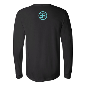 Overdue Long Sleeve TURQ print