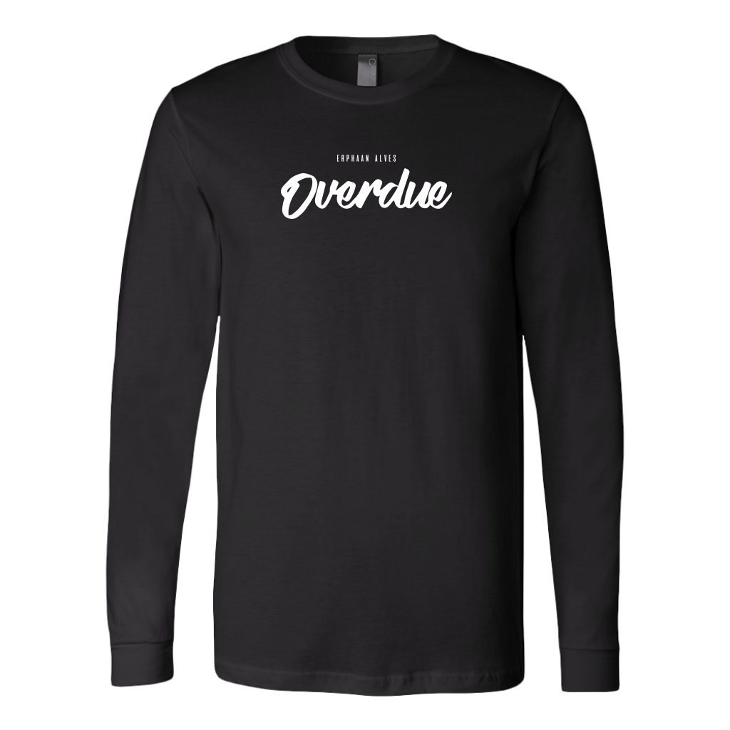 Overdue Long Sleeve WHITE print