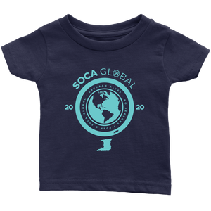 Soca Global Infant T-Shirt TURQ print