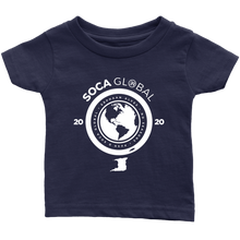 Load image into Gallery viewer, Soca Global Infant T-Shirt WHITE print
