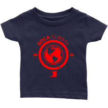 Load image into Gallery viewer, Soca Global Infant T-Shirt RED print
