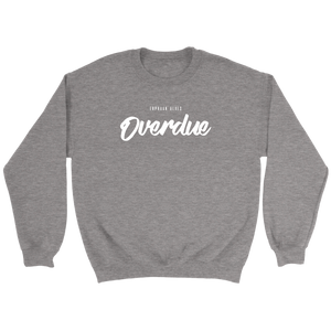 Overdue Crewneck Sweatshirt White Print