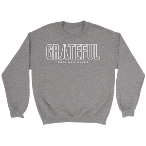 Grateful Crewneck Sweatshirt WHITE Print