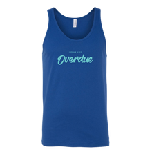 Load image into Gallery viewer, Overdue Unisex Tank TURQ print
