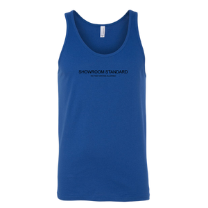 Showroom Standard  NTD Unisex Tank BLK print